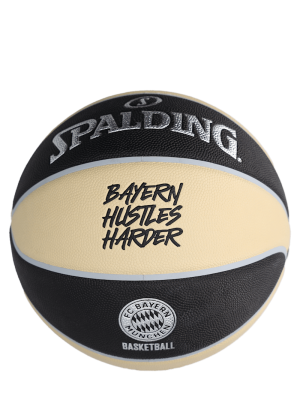 FC Bayern Basketball Spalding Gr.7 Hustles Harder - Schwarz