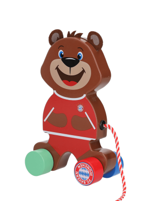 FC Bayern Holz Nachzieh Berni - Mehrfarbig