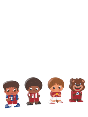 FC Bayern Holz Spielfiguren 3er-Set - Mehrfarbig - Baby