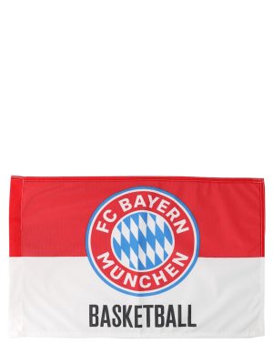 FC Bayern Basketball Fahne 60x40 cm - Rot/Weiß