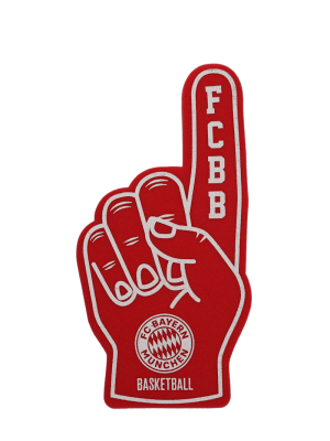 FC Bayern Basketball Schaumstofffinger - Mehrfarbig