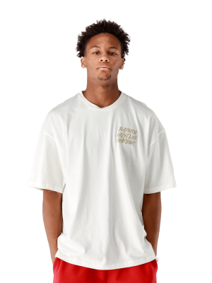 FC Bayern T-Shirt Hustles Harder - Off white - Herren