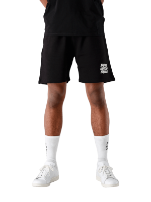 FC Bayern Sweatshort Hustles Harder - Schwarz - Herren