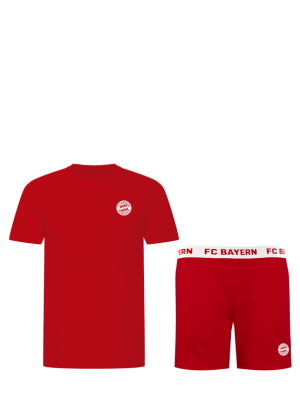 FC Bayern Schlafanzug kurz - Rot - Kinder
