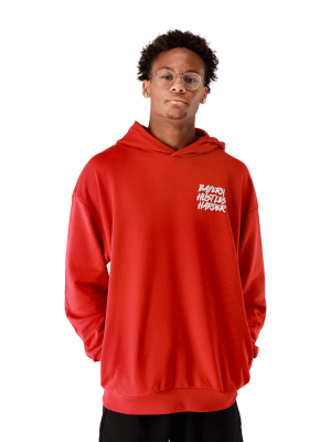 FC Bayern Hoodie Hustles Harder - Rot - Herren