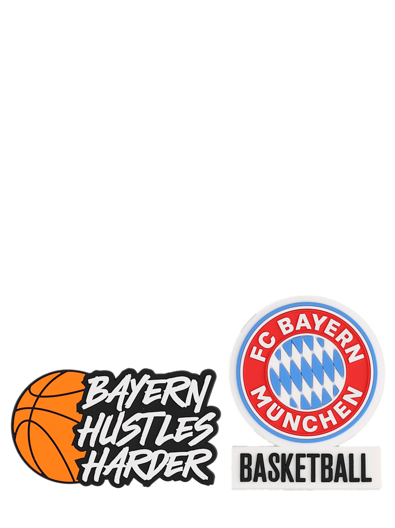 FC Bayern Basketball Magnet 2er-Set - Mehrfarbig