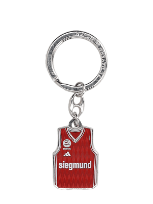 FC Bayern Basketball Schlüsselanhänger Home Trikot - Rot