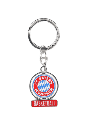 FC Bayern Basketball Schlüsselanhänger Logo - Rot/Weiß