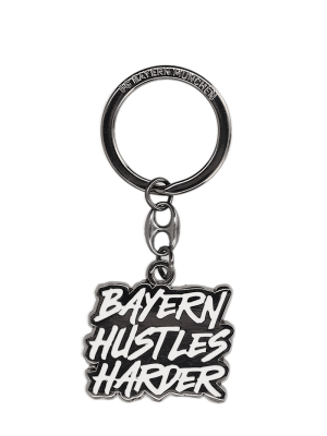 FC Bayern Schlüsselanhänger Hustles Harder - Mehrfarbig