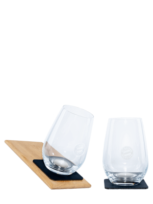 FC Bayern Magnet Glas 2er-Set 0,4 l