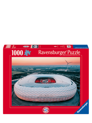 FC Bayern Puzzle Allianz Arena 1000 Teile - Rot