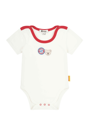 FC Bayern Body kurzarm - Weiß - Baby