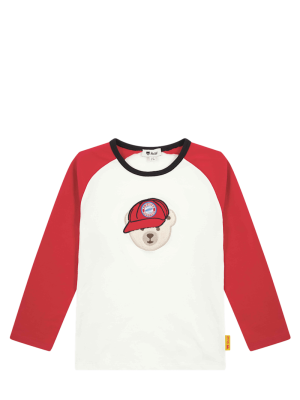 FC Bayern Longsleeve - Rot/Weiß - Kinder