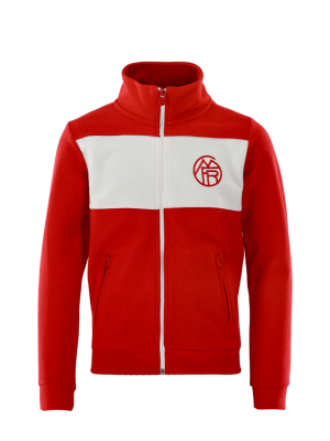 FC Bayern Zip-Jacke Members-Club - Rot/Weiß - Kinder