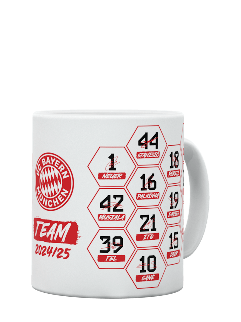 FC Bayern Tasse Signature 2024-25 0,3 l - Weiß