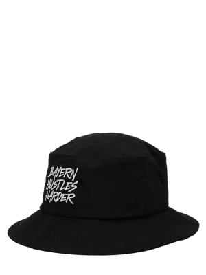 FC Bayern Bucket Hat Hustles Harder - Schwarz