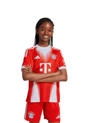 FC Bayern Trikot Home 25-26 - Rot/Weiß - Heimtrikot - Kinder - adidas