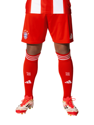 FC Bayern Short Home 25-26 - Rot/Weiß - Herren - adidas