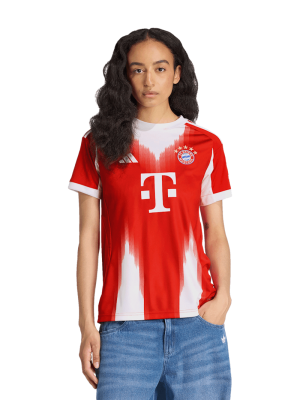 FC Bayern Trikot Home 25-26 - Rot/Weiß - Heimtrikot - Damen - adidas