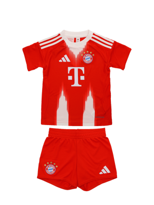 FC Bayern Kit Trikot Home 25-26 - Rot/Weiß - Heimtrikot - Baby - adidas