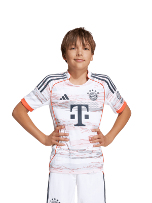FC Bayern Trikot Away 25-26 - Weiß - Auswärtstrikot - Kinder - adidas