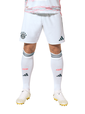 FC Bayern Authentic Short Away 25-26 - Weiß - Herren - adidas