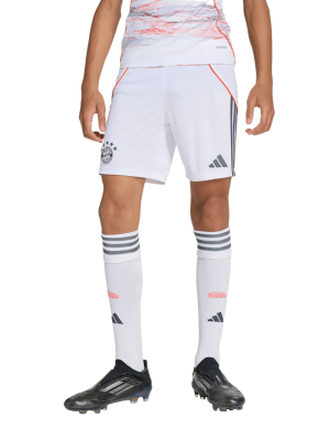 FC Bayern Short Away 25-26 - Weiß - Kinder - adidas