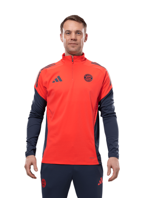 FC Bayern Trainingstop Teamline - Orange - adidas