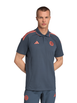 FC Bayern Polo Teamline Coach - Grau - adidas