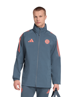 FC Bayern Regenjacke Coach - Grau - adidas