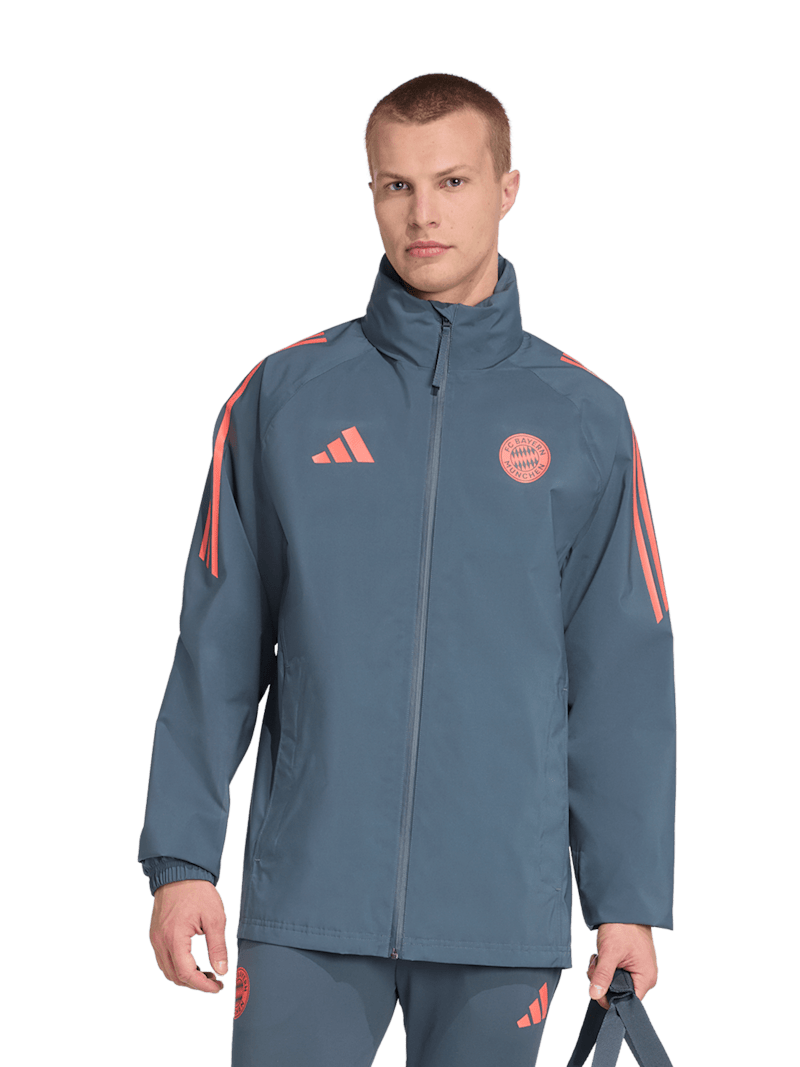 FC Bayern Regenjacke Coach - Grau - adidas