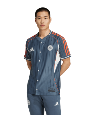 FC Bayern Baseballshirt US - Navy - adidas