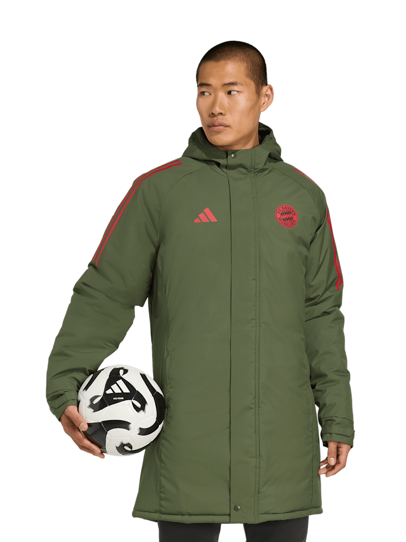 FC Bayern Stadionjacke UCL Teamline - Grün - adidas