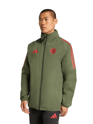 FC Bayern Regenjacke UCL Teamline - Grün - adidas
