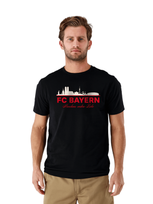 FC Bayern T-Shirt Autumn Collection Skyline - Schwarz - Herren