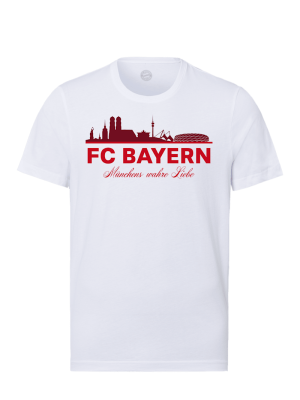 FC Bayern T-Shirt Autumn Collection Skyline - Weiß - Kinder