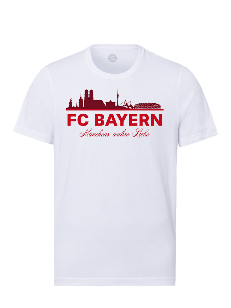 FC Bayern T-Shirt Autumn Collection Skyline - Weiß - Kinder