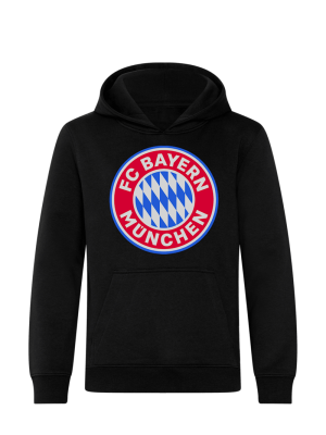 FC Bayern Hoodie Essential - Schwarz - Kinder