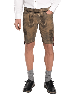 FC Bayern Lederhose - Braun - Herren