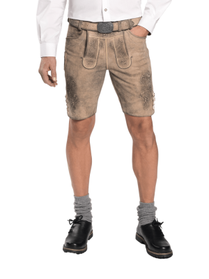 FC Bayern Lederhose - Braun - Herren