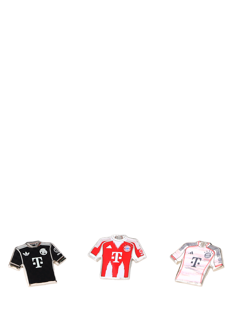 FC Bayern Pin Trikots 3er-Set - Mehrfarbig