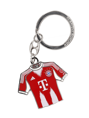 FC Bayern Schlüsselanhänger Home Trikot 2025-26 - Rot