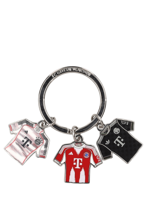 FC Bayern Schlüsselanhänger Trikots 2025-26 - Mehrfarbig