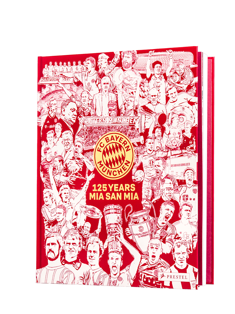 FC Bayern Buch 125 Jahre Englische Version - Rot