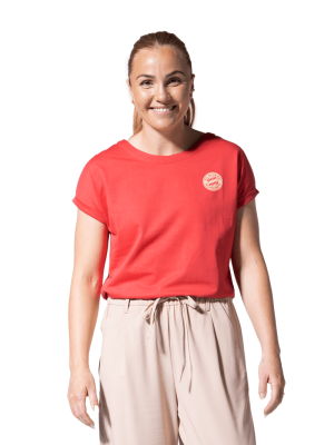 FC Bayern T-Shirt Summer Logo - Rot - Damen