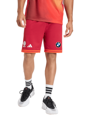 FC Bayern Basketball Authentic Short Home 25-26 - Rot - Herren - adidas