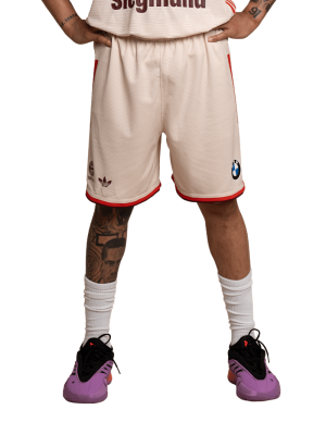 FC Bayern Basketball Authentic Short Away 25-26 - Beige - Herren