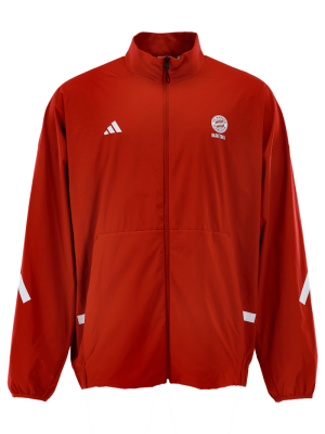 FC Bayern Basketball Warm Up Jacket 25-26 - Rot - Herren - adidas