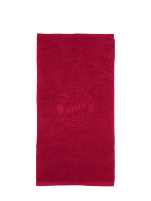 FC Bayern Handtuch 100x50 cm - Bordeaux
