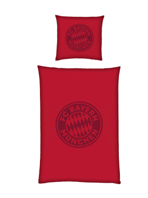 FC Bayern Bettwäsche Satin - Bordeaux